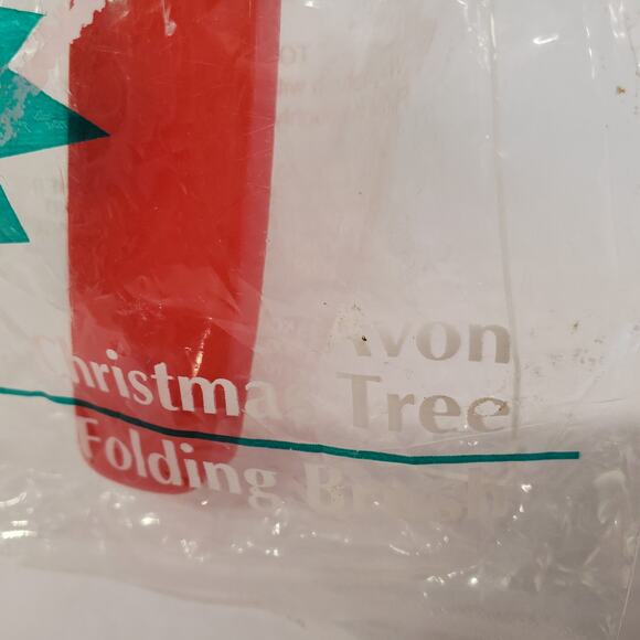 Vintage Avon Christmas Tree Folding Brush Stocking Stuffers Christmas Brush 1994 - Picture 3 of 12